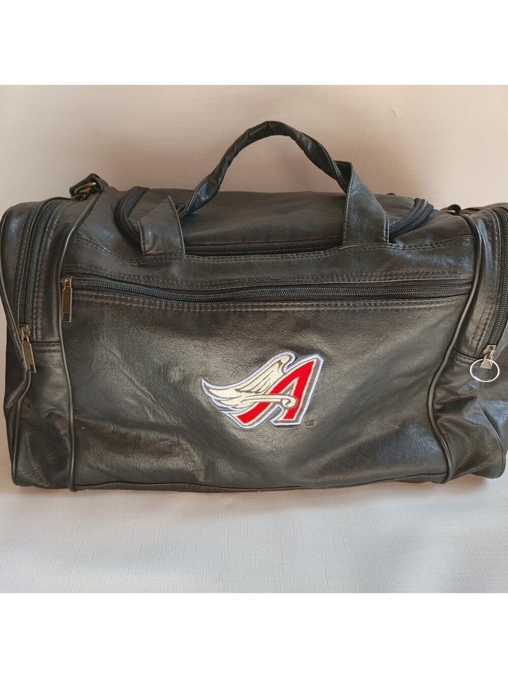 Vintage Anaheim Angels Duffel Bag Angel Wing Logo